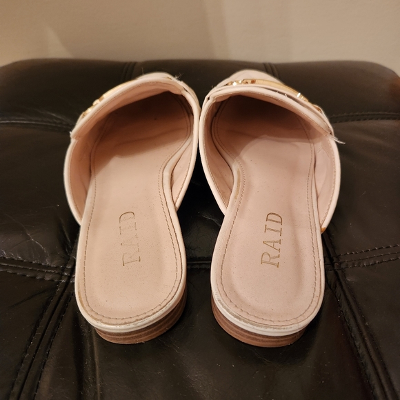 RAID Dency backless loafer / Mule in cream Size 38 - Picture 7 of 9